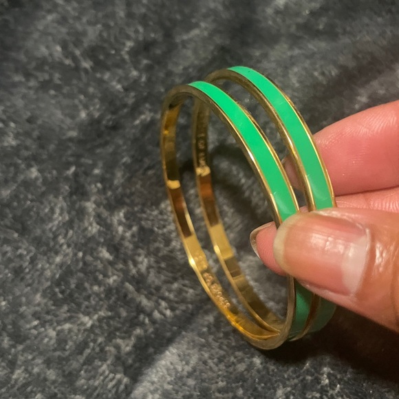 COPY - Kate spade green and gold bangle stroke of luck - Picture 6 of 7